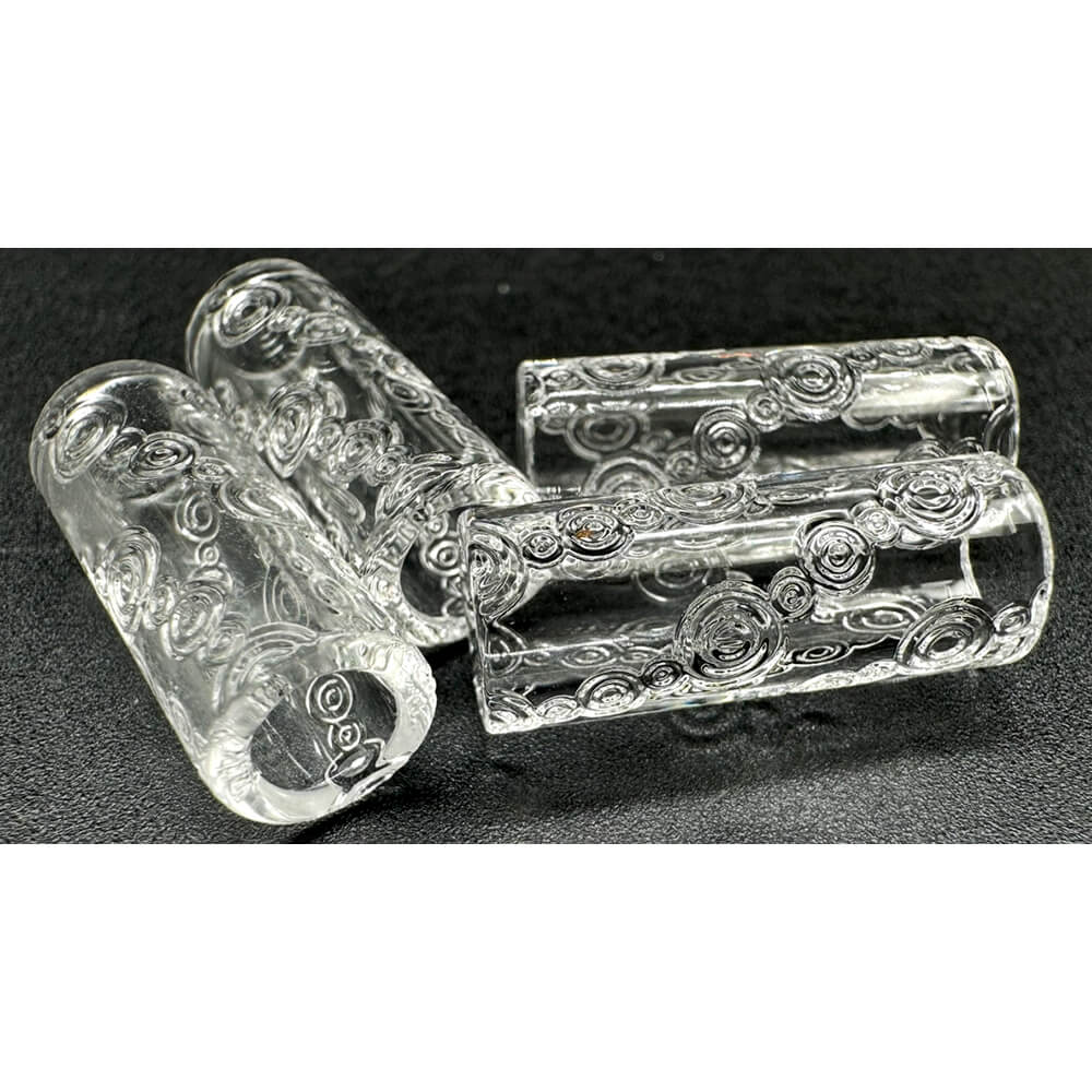 Hallow Clear Trippy Quartz Pillar 20mm - EVAN SHORE