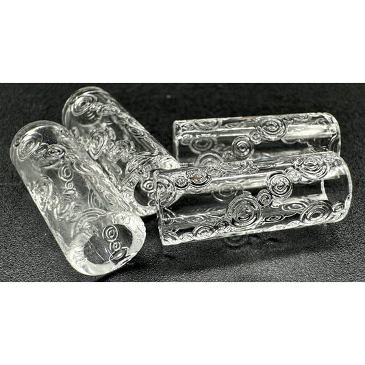 Hallow Clear Trippy Quartz Pillar 20mm - EVAN SHORE