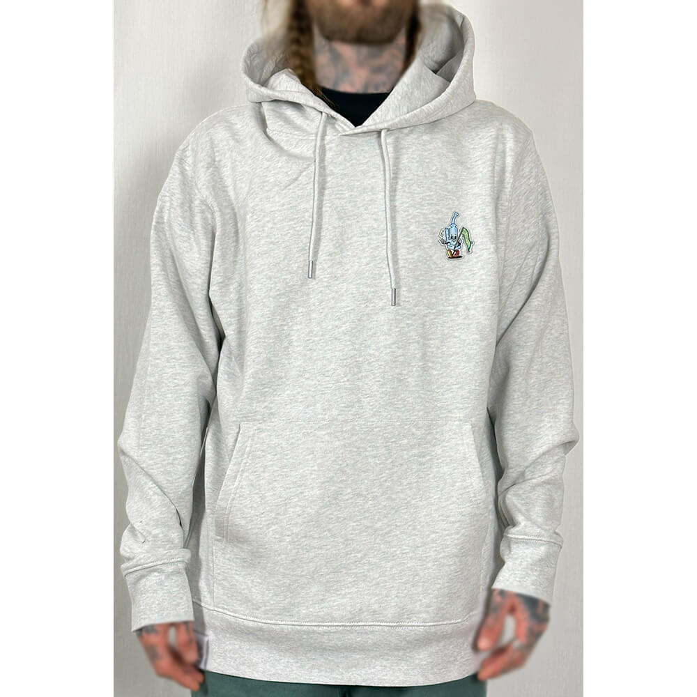 I’M JUST HERE FOR THE TERPS - LIGHT GREY HOODIE