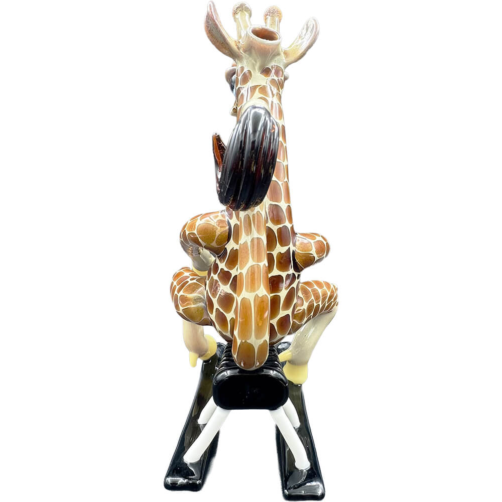 SLEDDING GIRAFFE - ROBERTSON GLASS