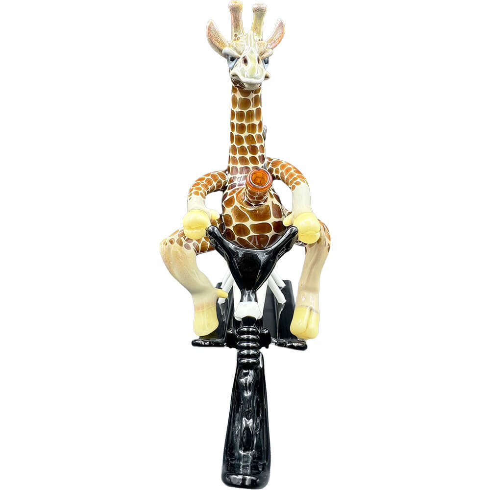 SLEDDING GIRAFFE - ROBERTSON GLASS