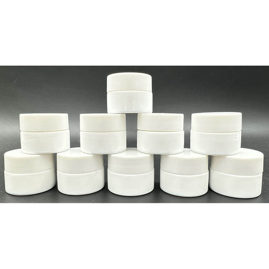 WHITE JARS 5 mL