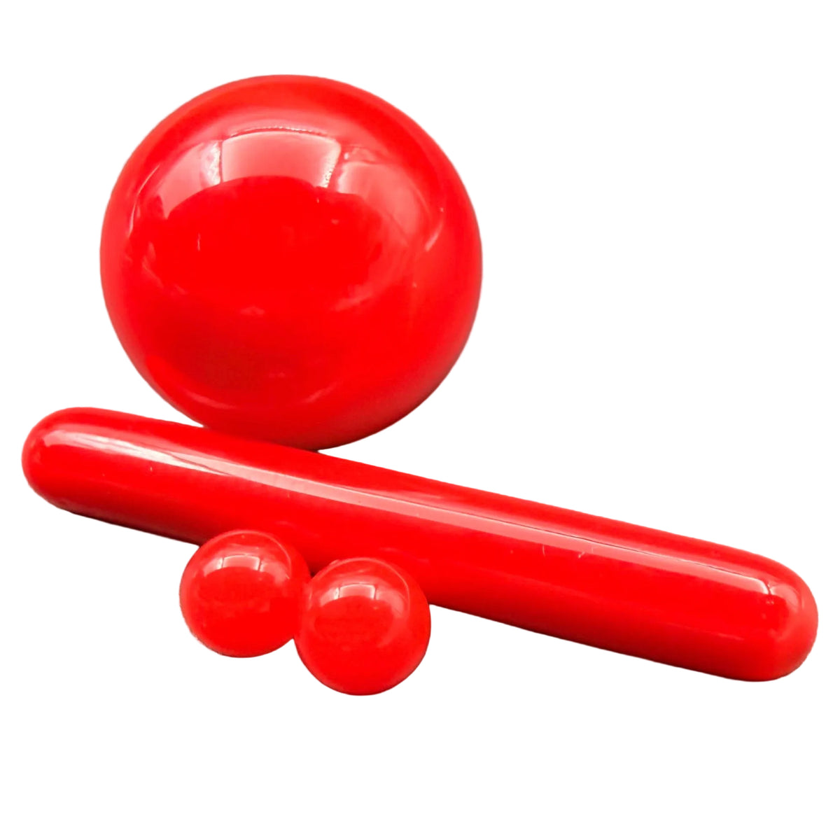 ORANGE-RED CRAYON (GLASS ALCHEMY) SLURPER SET