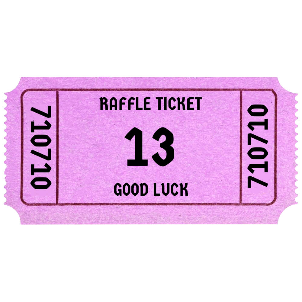 RAFFLE TICKET #13